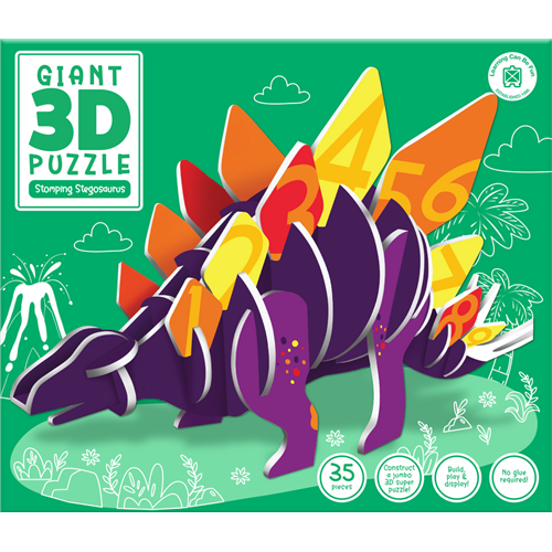Giant 3D Puzzle - Stomping Stegosaurus